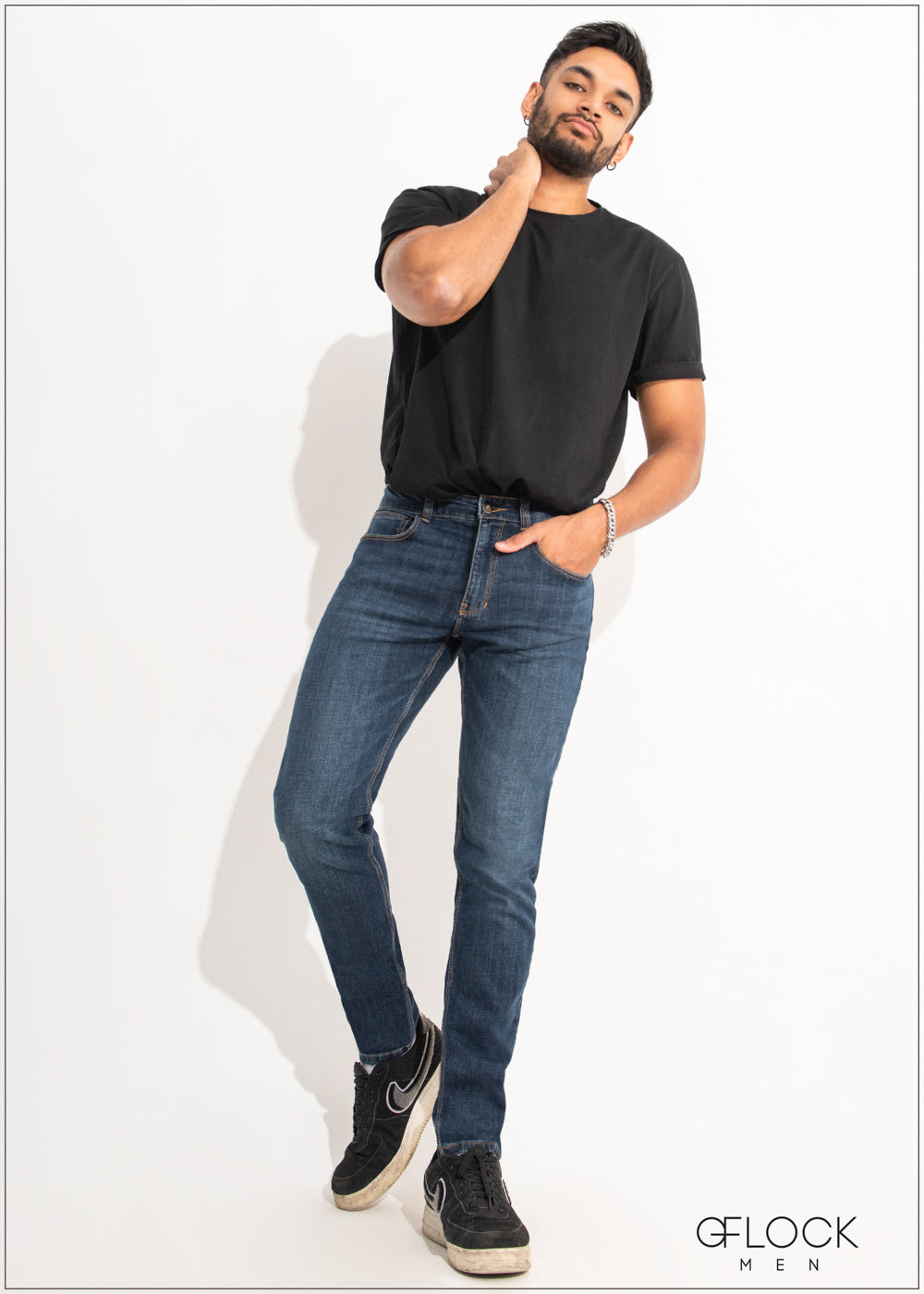 Dark Blue Slim Fit Jean - 161222M