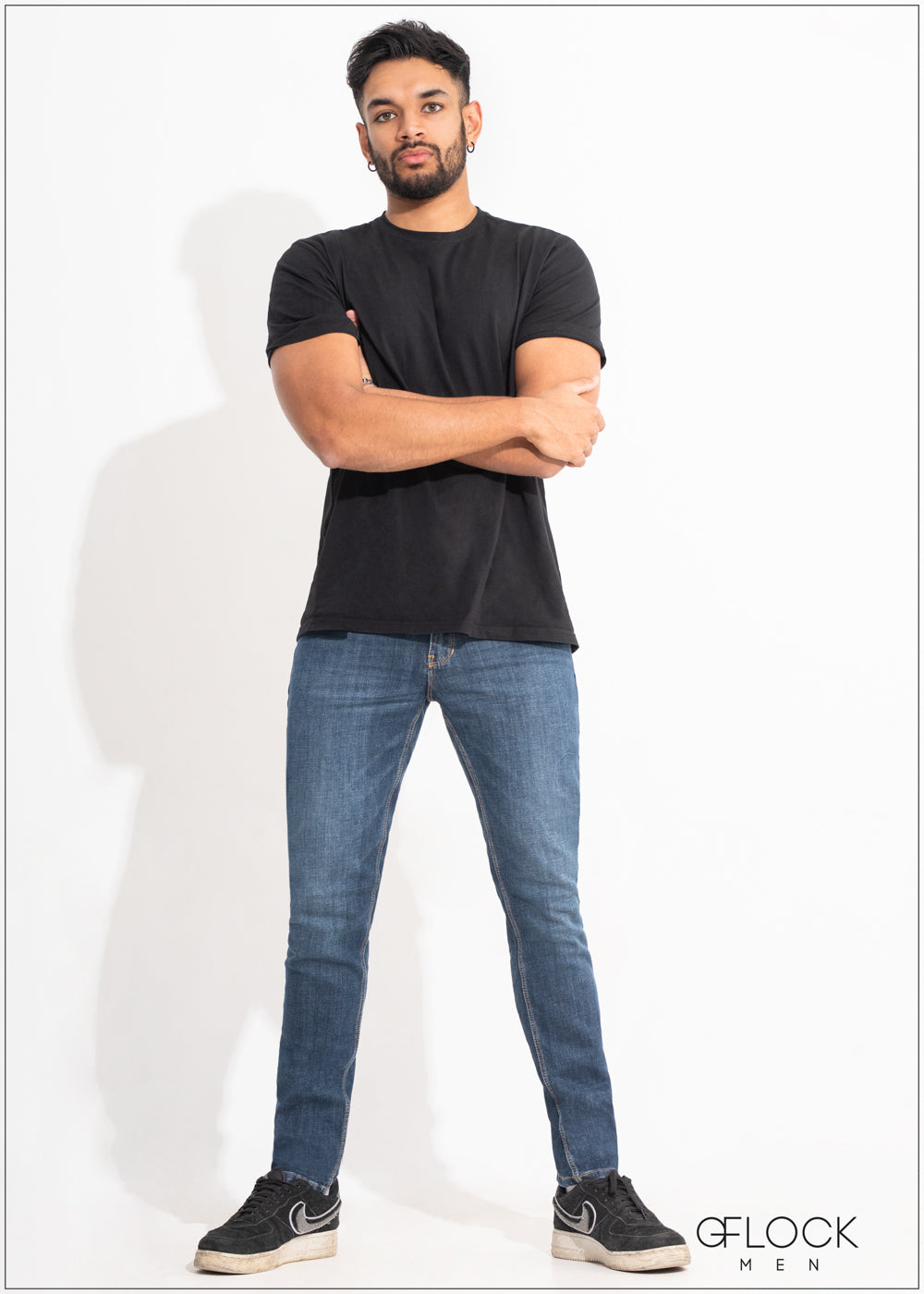 Mid Blue Slim Fit Jean - 161222M